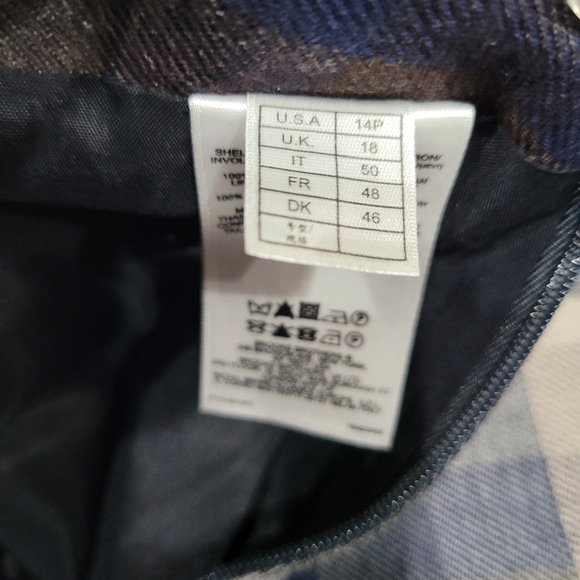 Brooks Brothers Plaid A-line 100% Wool Skirt Sz 14 - Picture 12 of 13
